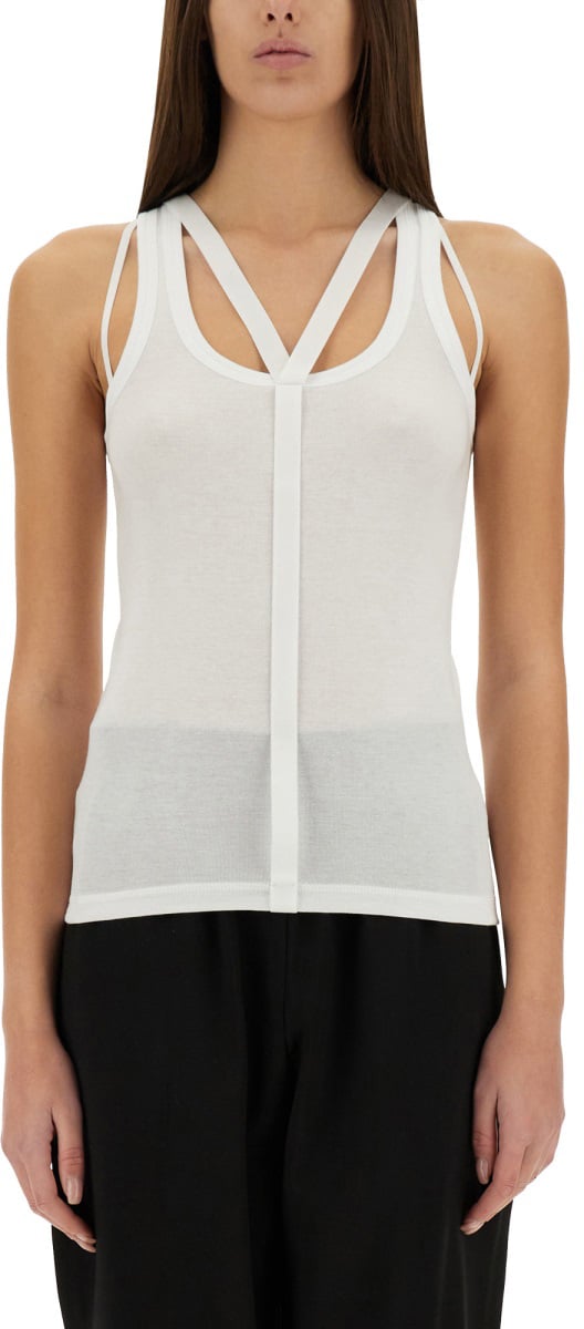 Helmut Lang TOP "RACER" Wit