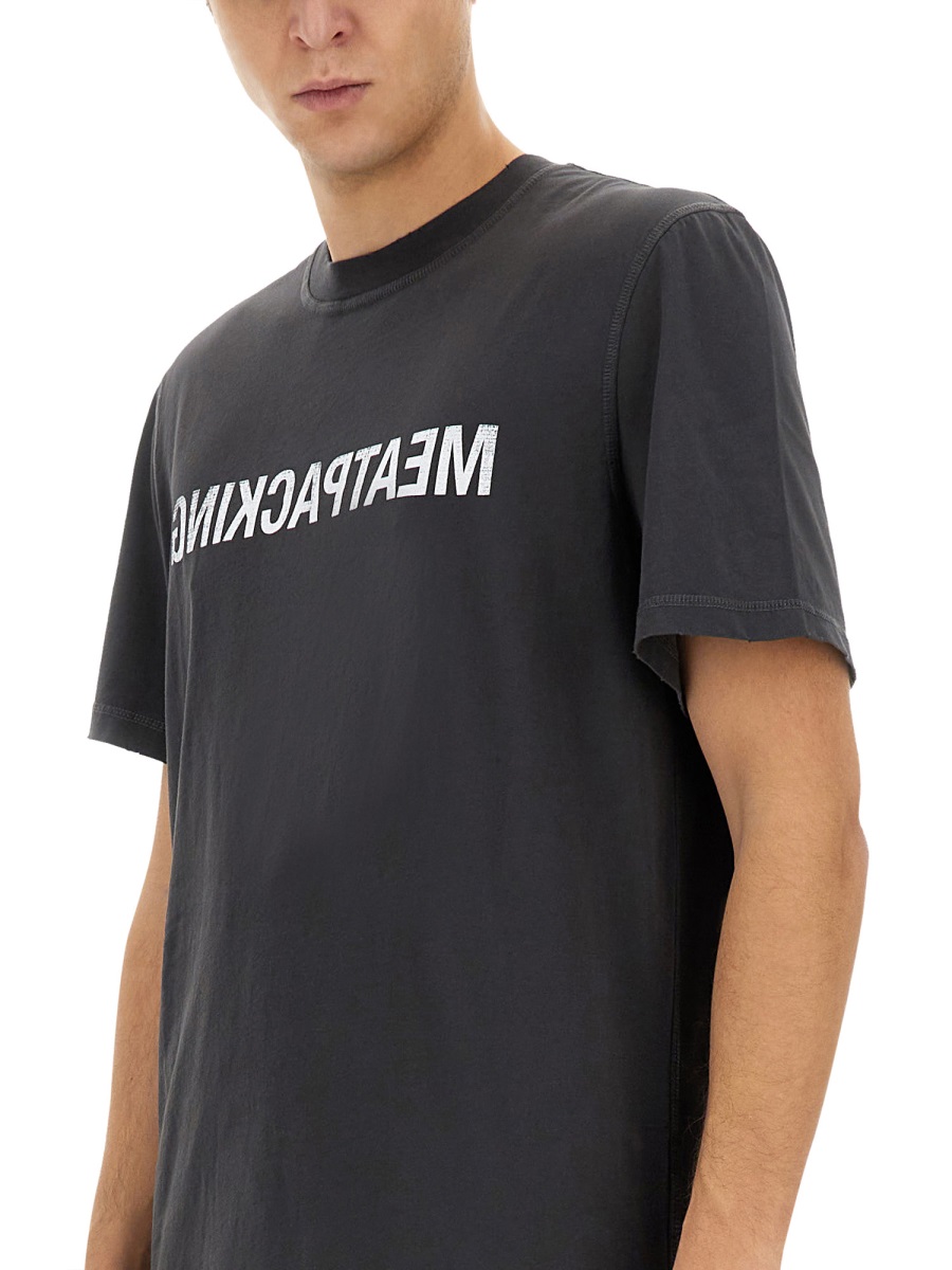 Helmut Lang "MEATPACKING" T-SHIRT Zwart