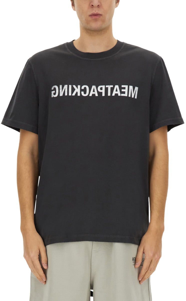 Helmut Lang "MEATPACKING" T-SHIRT Zwart