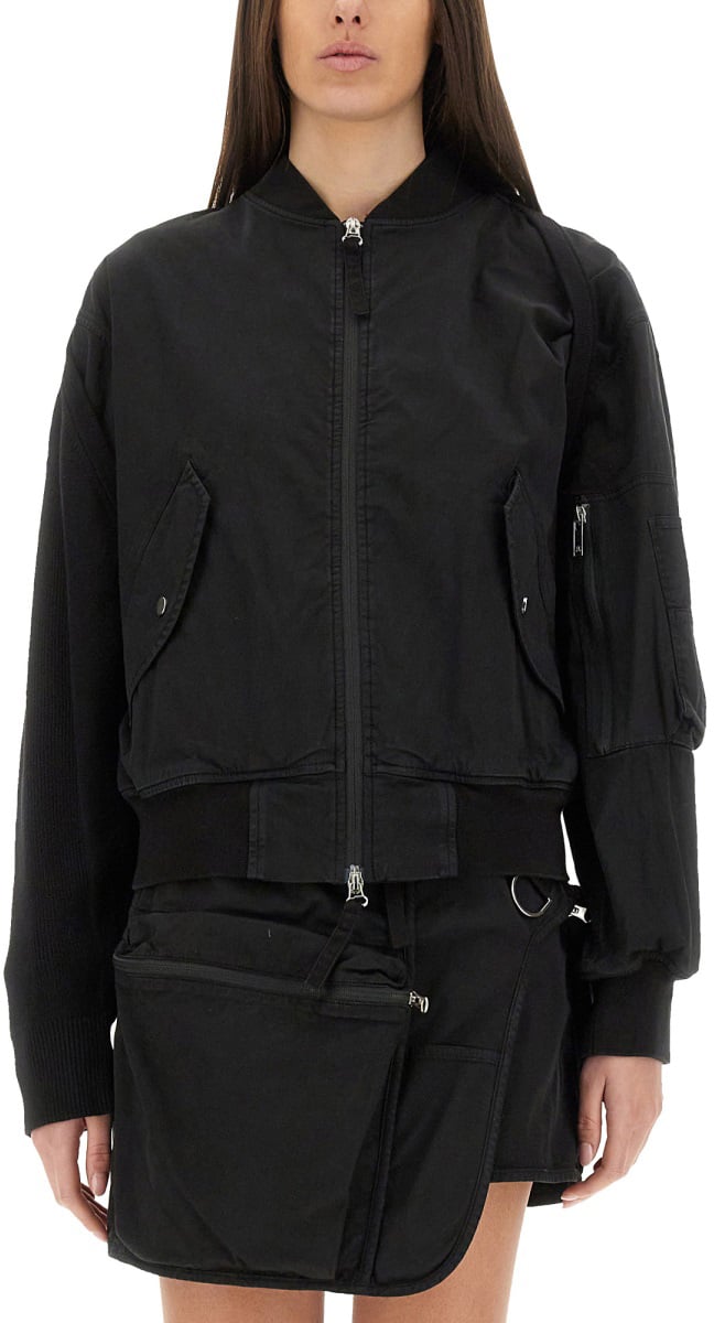 Helmut Lang BOMBER "MA1" Zwart