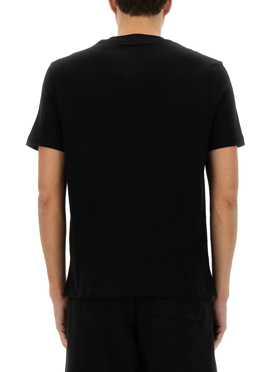 Helmut Lang EMBOSSED LOGO T-SHIRT Zwart