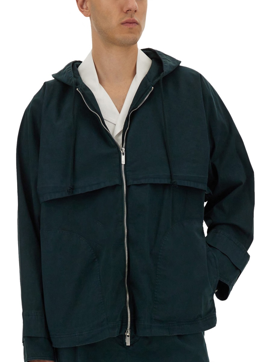 Helmut Lang HOODED WINDBREAKER Groen