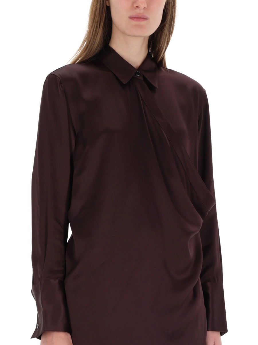 Helmut Lang "CHEMISIER" DRESS Paars