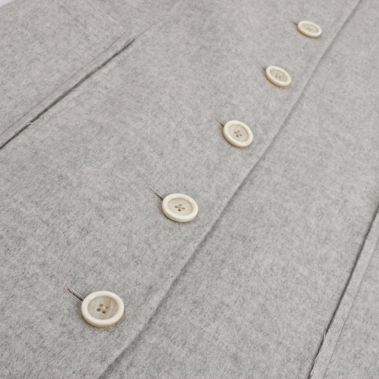 Helmut Lang Helmut Lang Double-Face Wool Coat in Grey, Size XS Grijs