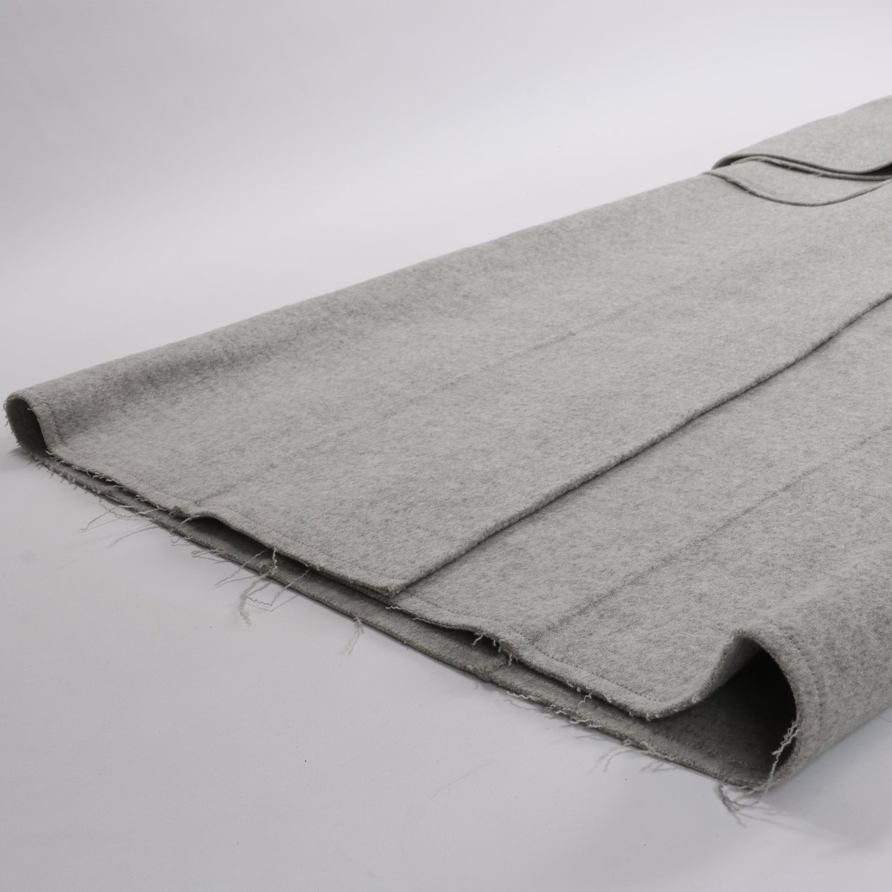 Helmut Lang Helmut Lang Double-Face Wool Coat in Grey, Size XS Grijs