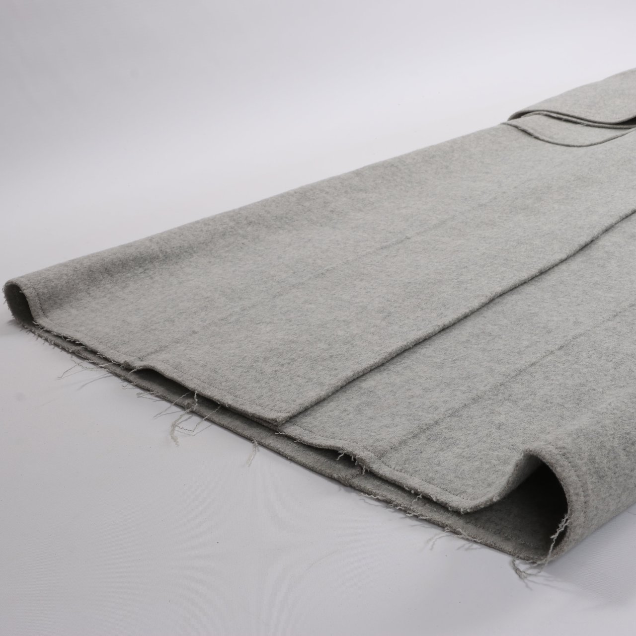 Helmut Lang Helmut Lang Double-Face Wool Coat in Grey, Size XS Grijs