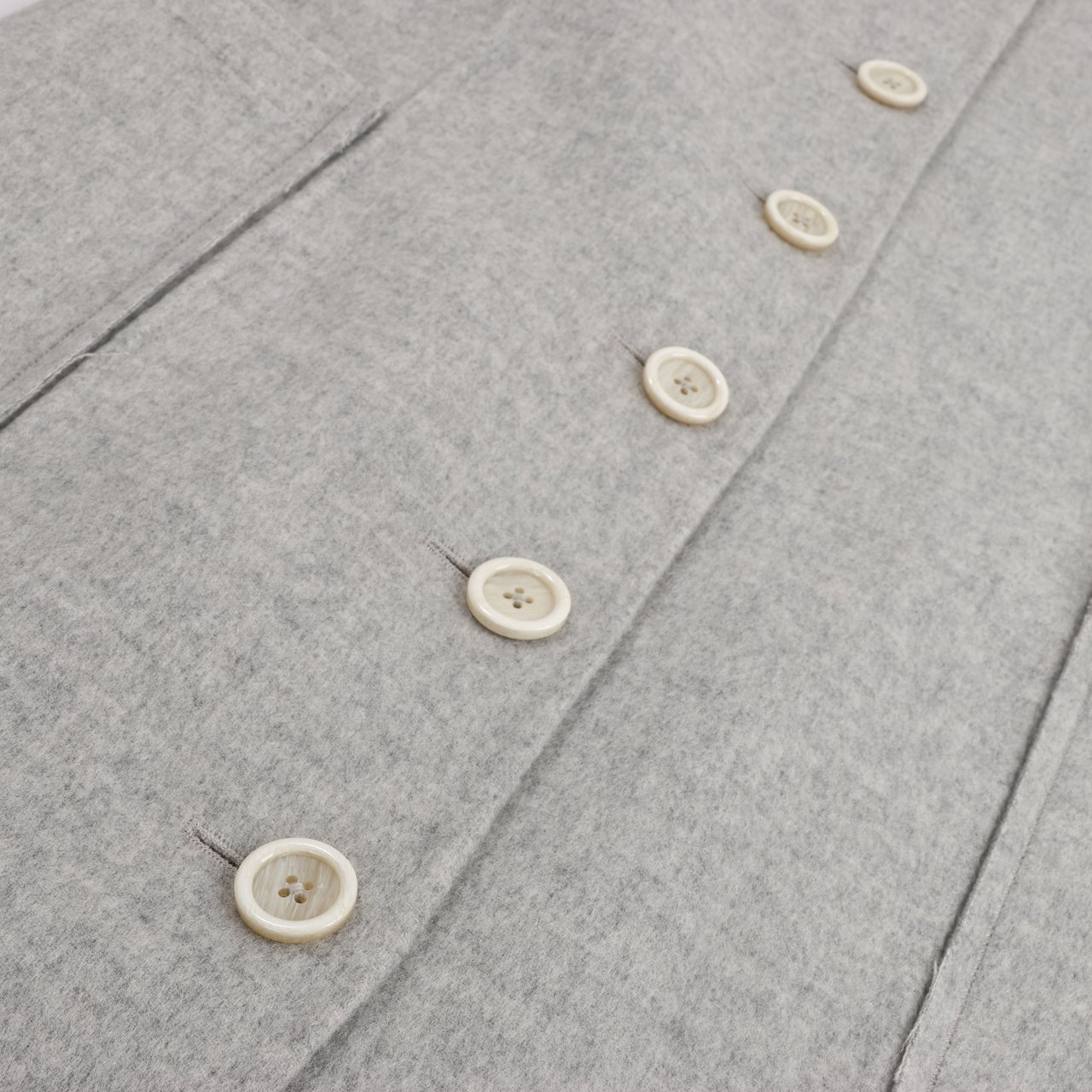 Helmut Lang Helmut Lang Double-Face Wool Coat in Grey, Size XS Grijs