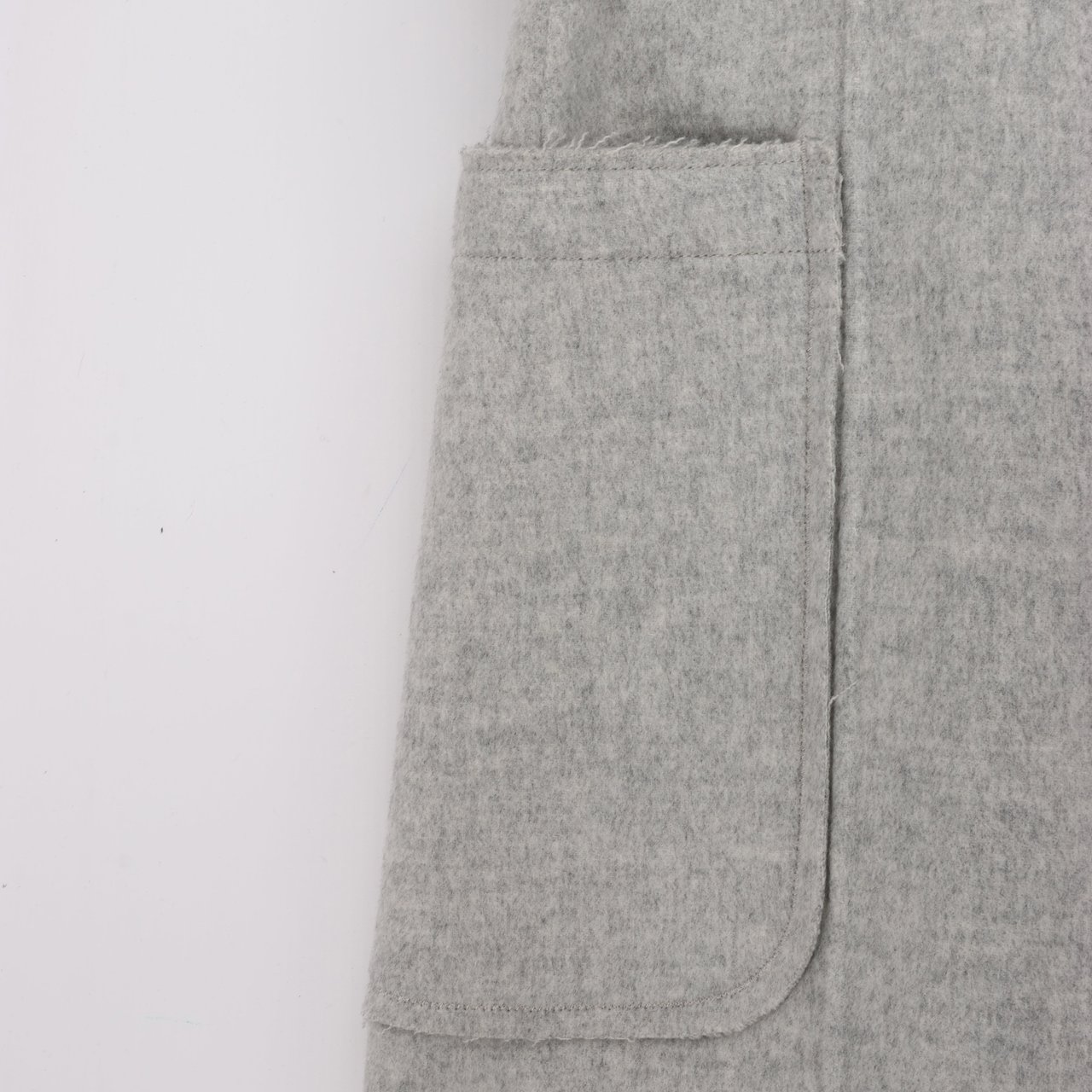 Helmut Lang Helmut Lang Double-Face Wool Coat in Grey, Size XS Grijs