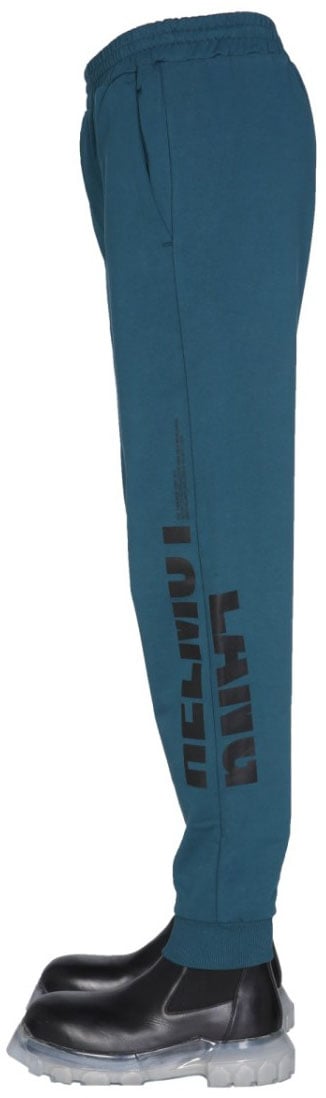 Helmut Lang Jogging Pants With Logo Print Groen