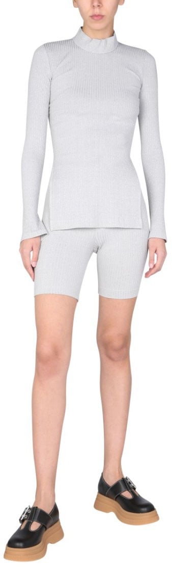Helmut Lang One-Shoulder Jersey T-Shirt With Cut-Out Detail Wit