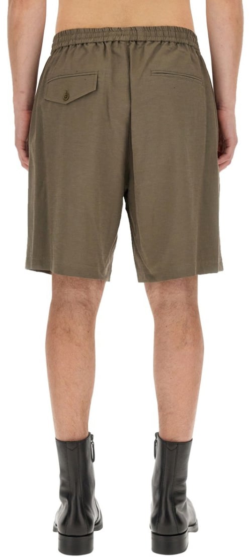 Helmut Lang Pull-On Shorts Groen