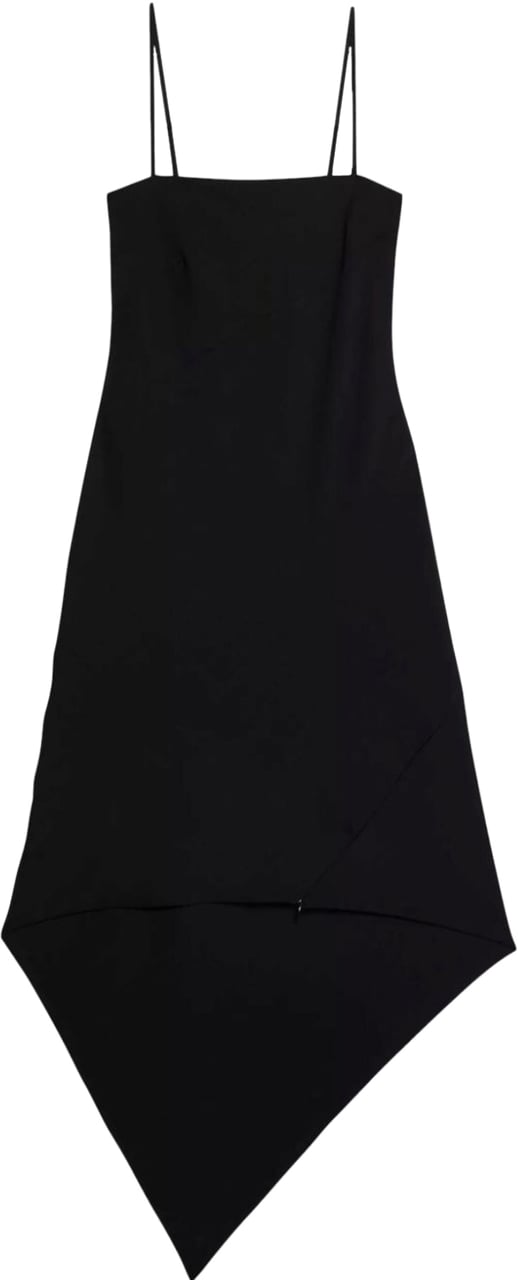 Helmut Lang Scarf Dress Black Zwart