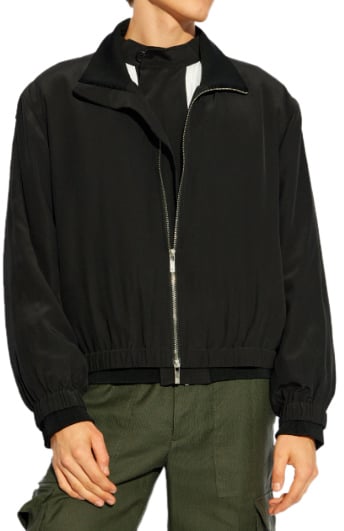 Helmut Lang Zip Bomber Black Zwart