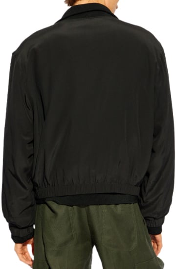 Helmut Lang Zip Bomber Black Zwart
