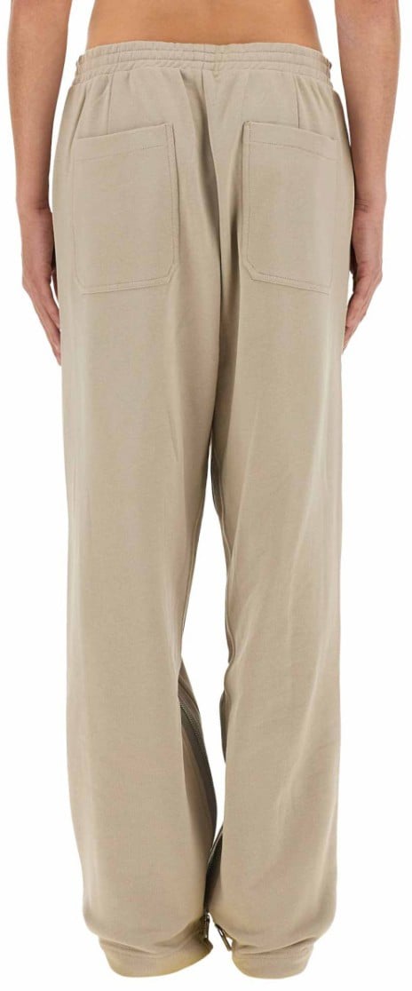 Helmut Lang Jogging Pants With Subtle Zipper Detail Neutraal