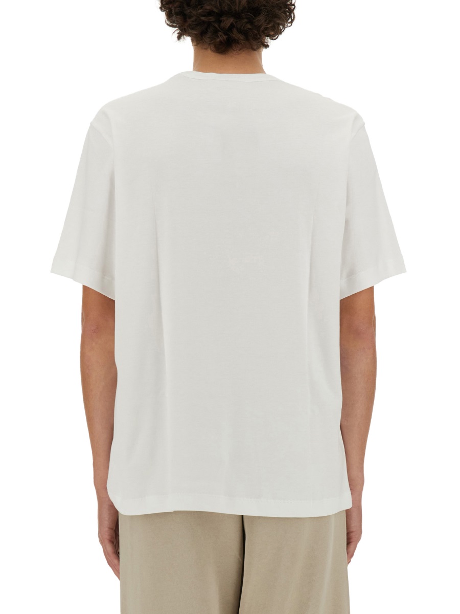 Helmut Lang T-Shirt With Logo Wit