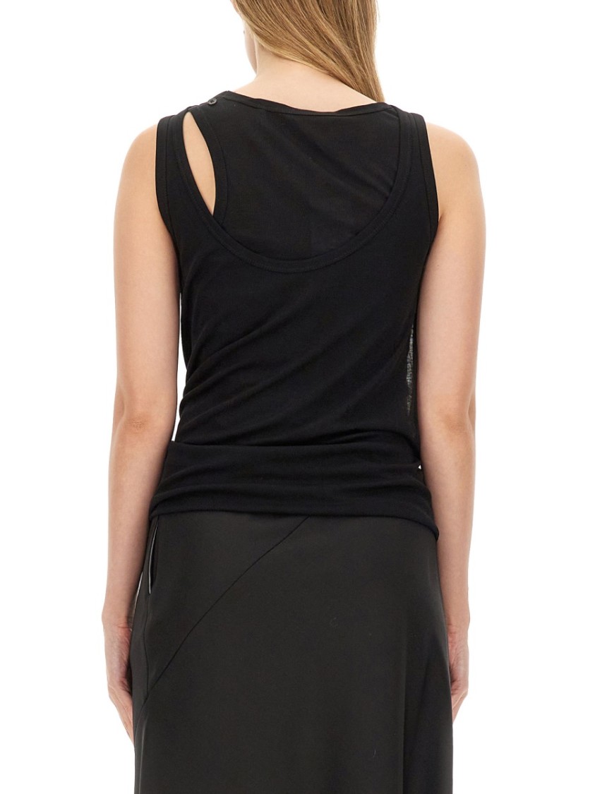 Helmut Lang Convertible Camisole Dress Zwart