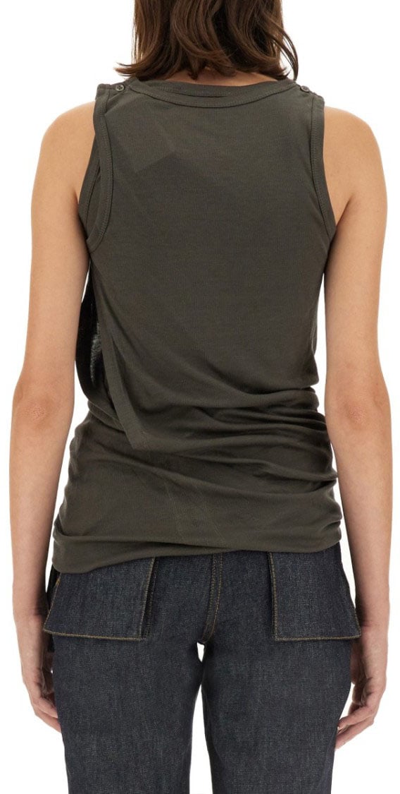 Helmut Lang Convertible Camisole Dress Grijs