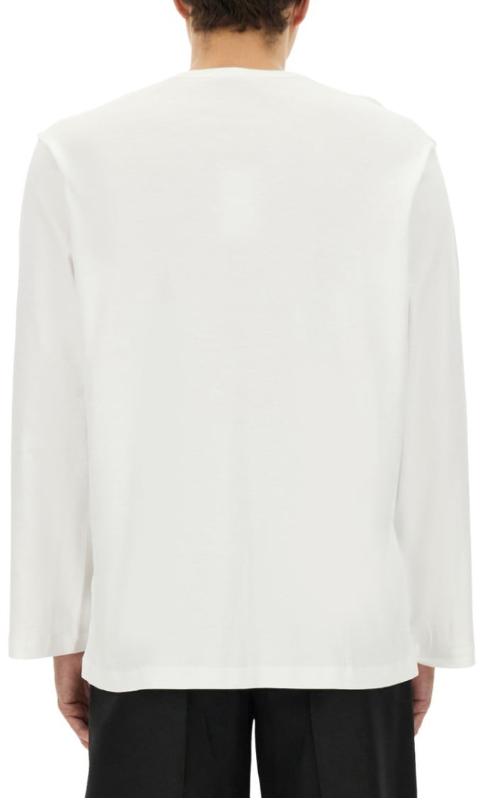 Helmut Lang T-Shirt With Logo Wit