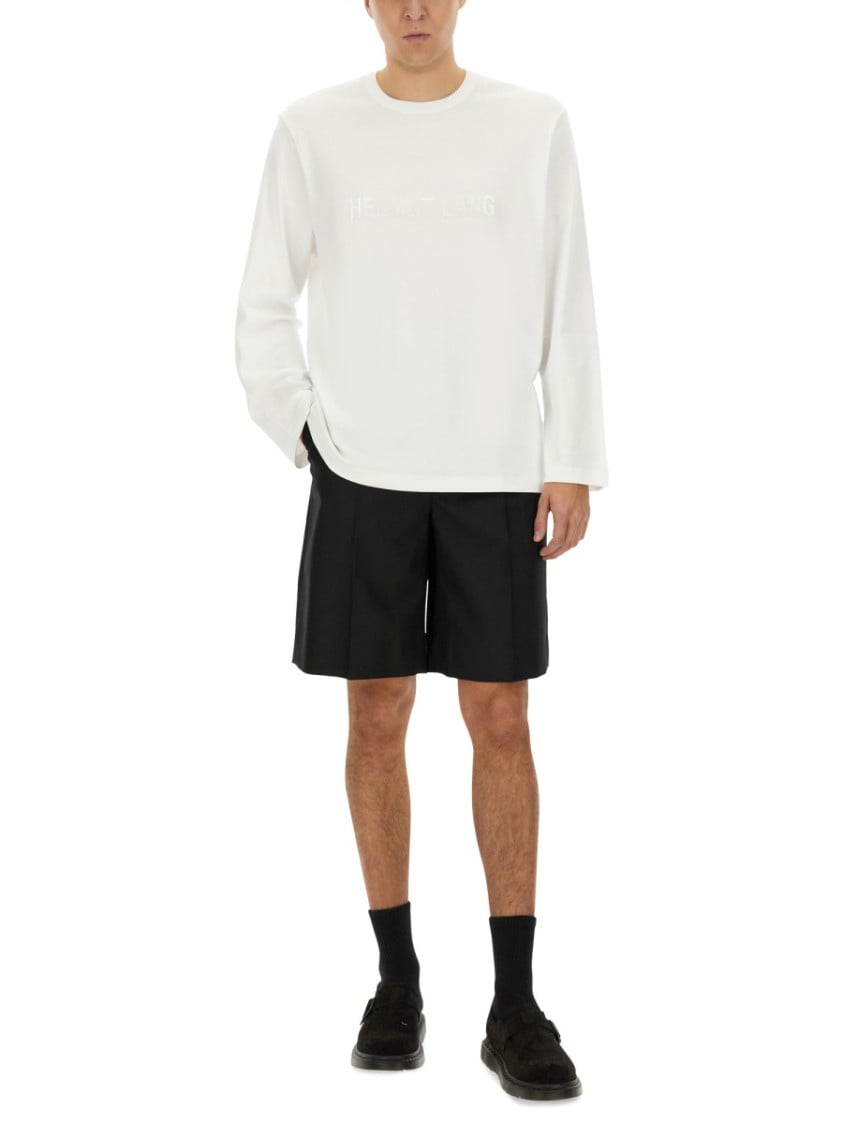 Helmut Lang T-Shirt With Logo Wit