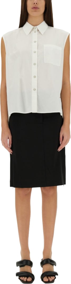 Helmut Lang "Apex Tail" Shirt Wit