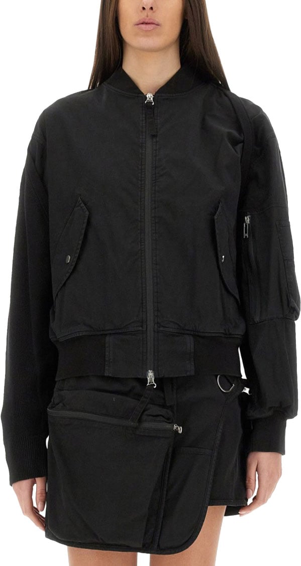 Helmut Lang "Ma1" Bomber Zwart