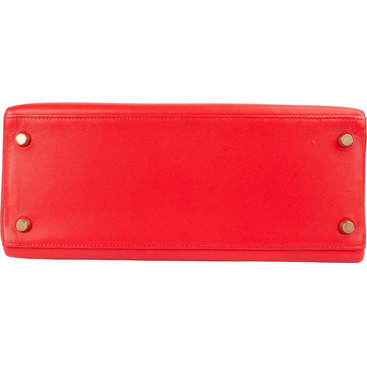 Hermès Hermès Rouge Swift Leather Kelly 28 Handbag Rood