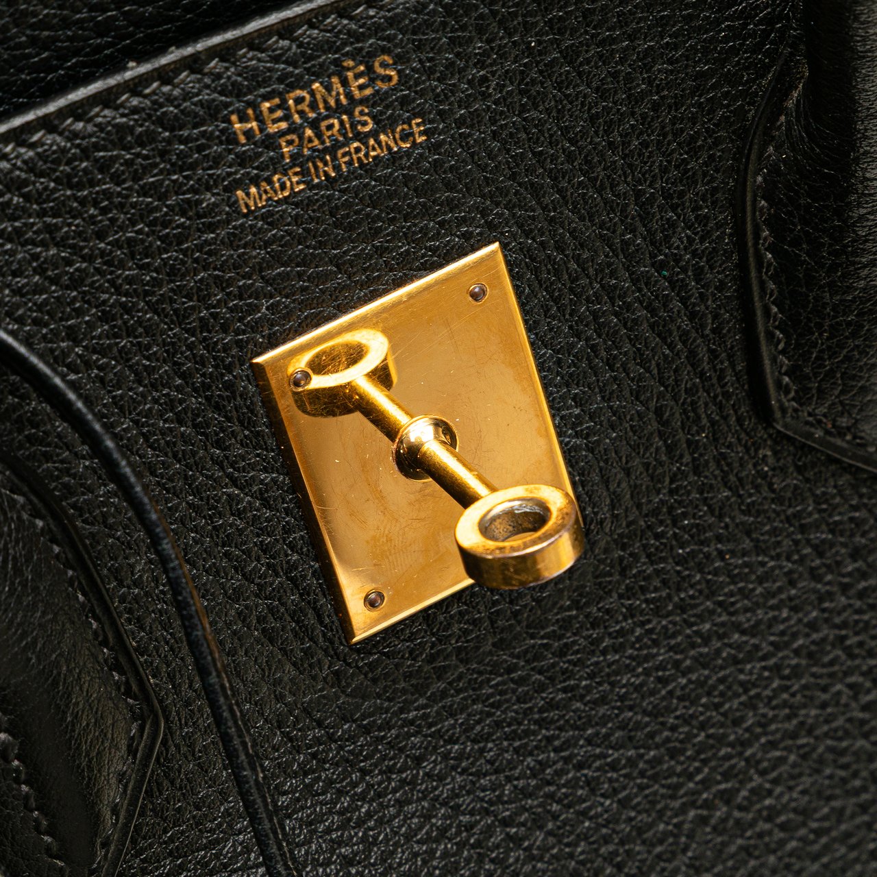 Hermès Togo Birkin Retourne 35 Zwart
