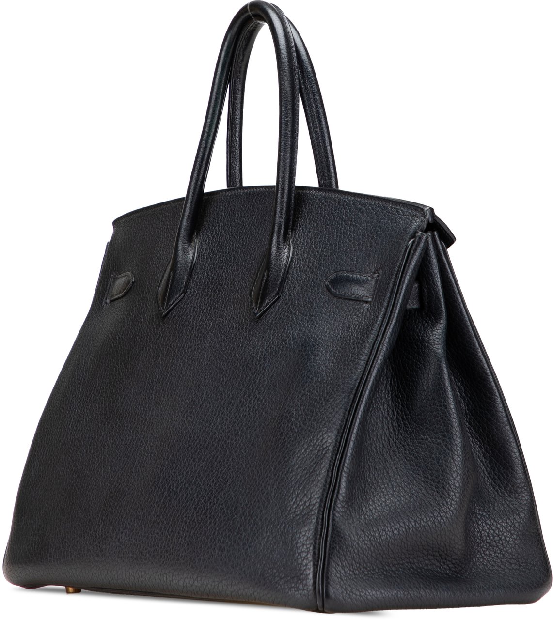 Hermès Togo Birkin Retourne 35 Zwart