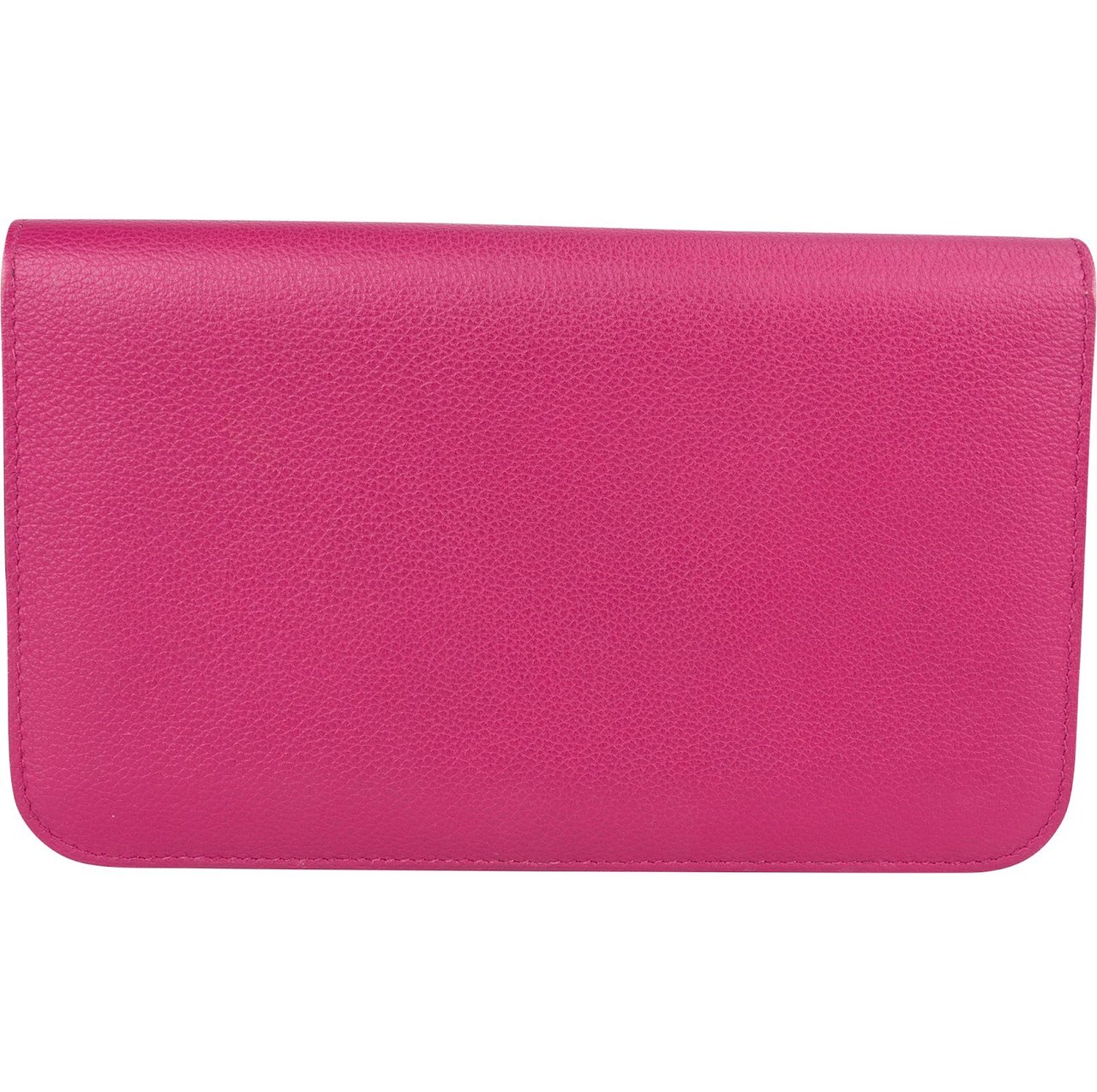 Hermès Epsom Leather Dogon Duo Wallet Roze