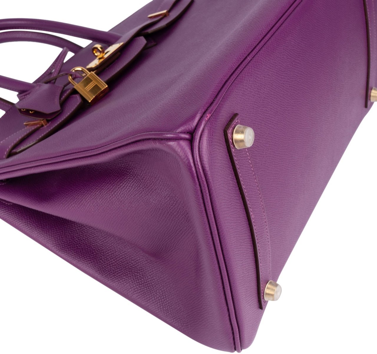 Hermès Hermès Violet Epsom Leather Birkin 35 Handbag Paars