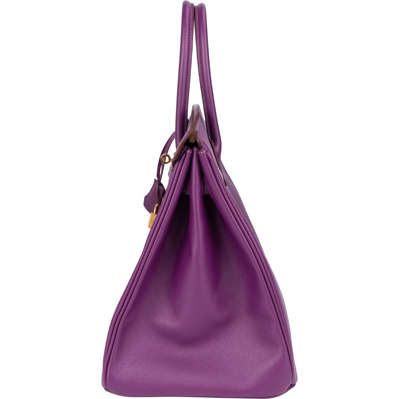 Hermès Hermès Violet Epsom Leather Birkin 35 Handbag Paars