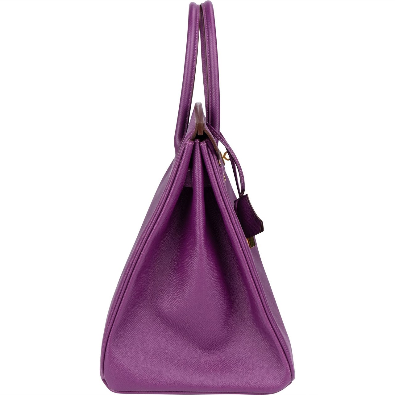 Hermès Hermès Violet Epsom Leather Birkin 35 Handbag Paars