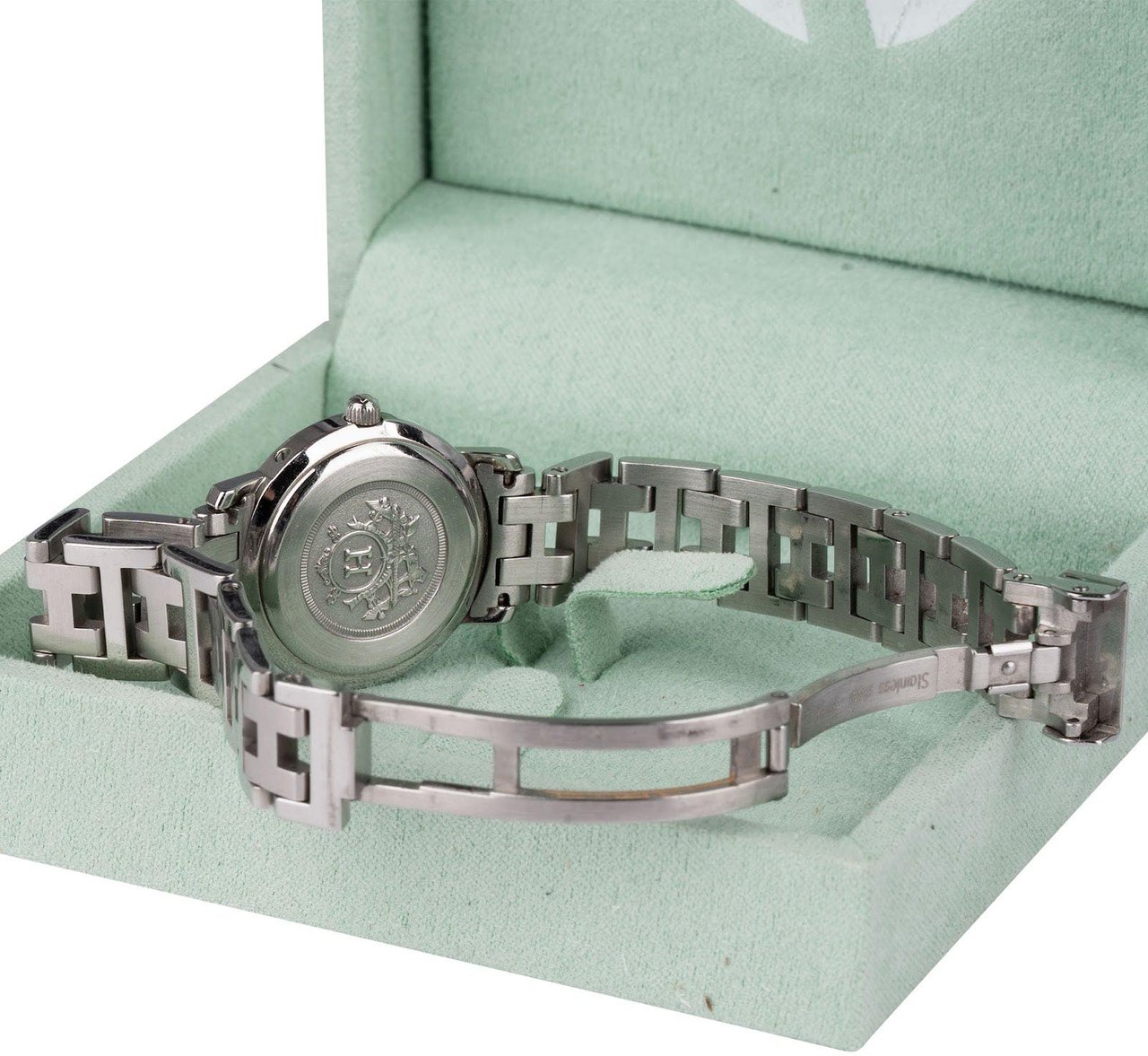 Hermès Hermès Silver Tone Clipper CL.210 Women Watch Divers