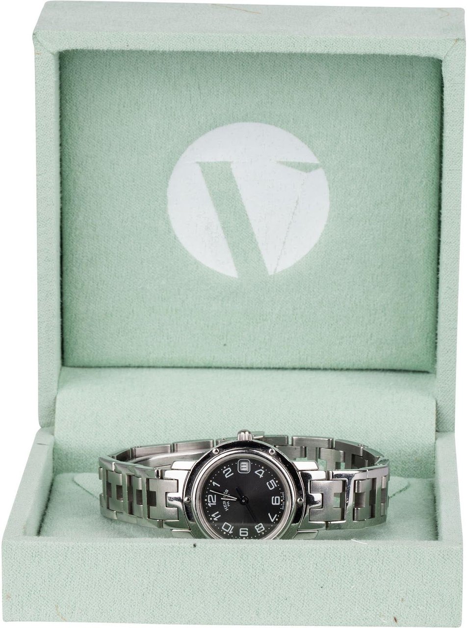 Hermès Hermès Silver Tone Clipper CL.210 Women Watch Divers