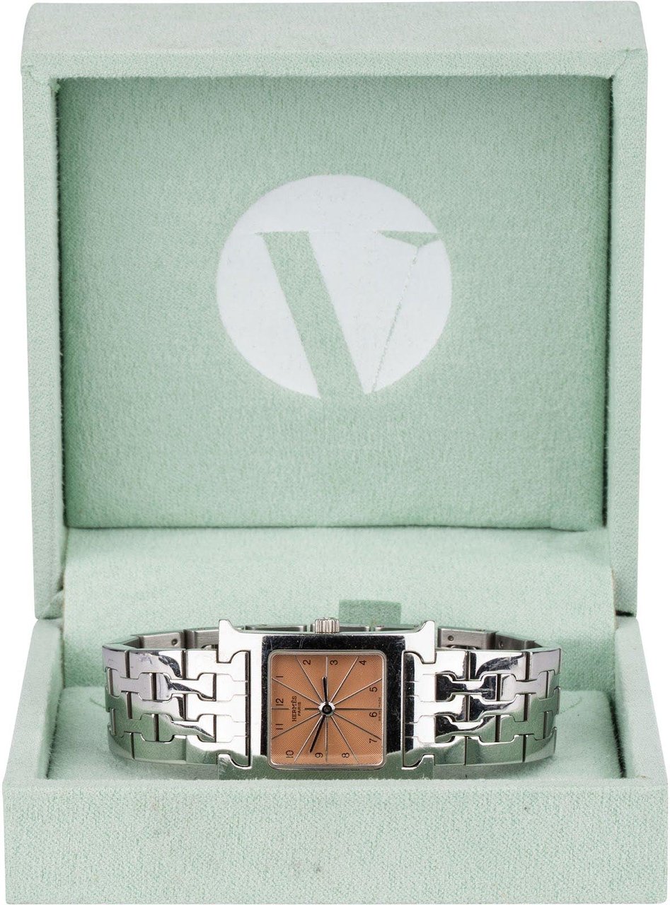 Hermès Hermès Silver Tone Heure H HH1.210 Women Watch Divers