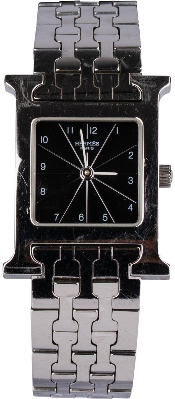 Hermès Hermès Silver Tone Heure H HH1.230 Women Watch Divers