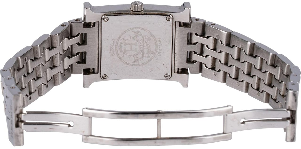 Hermès Hermès Silver Tone Heure H HH1.230 Women Watch Divers