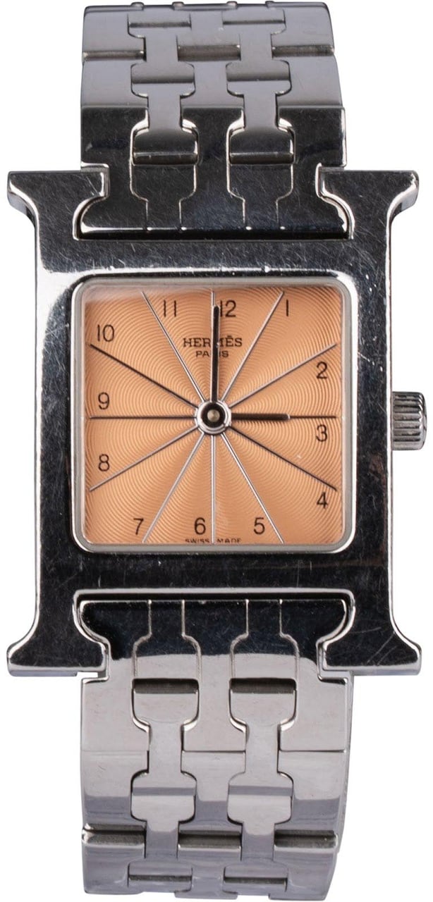 Hermès Hermès Silver Tone Heure H HH1.210 Women Watch Divers