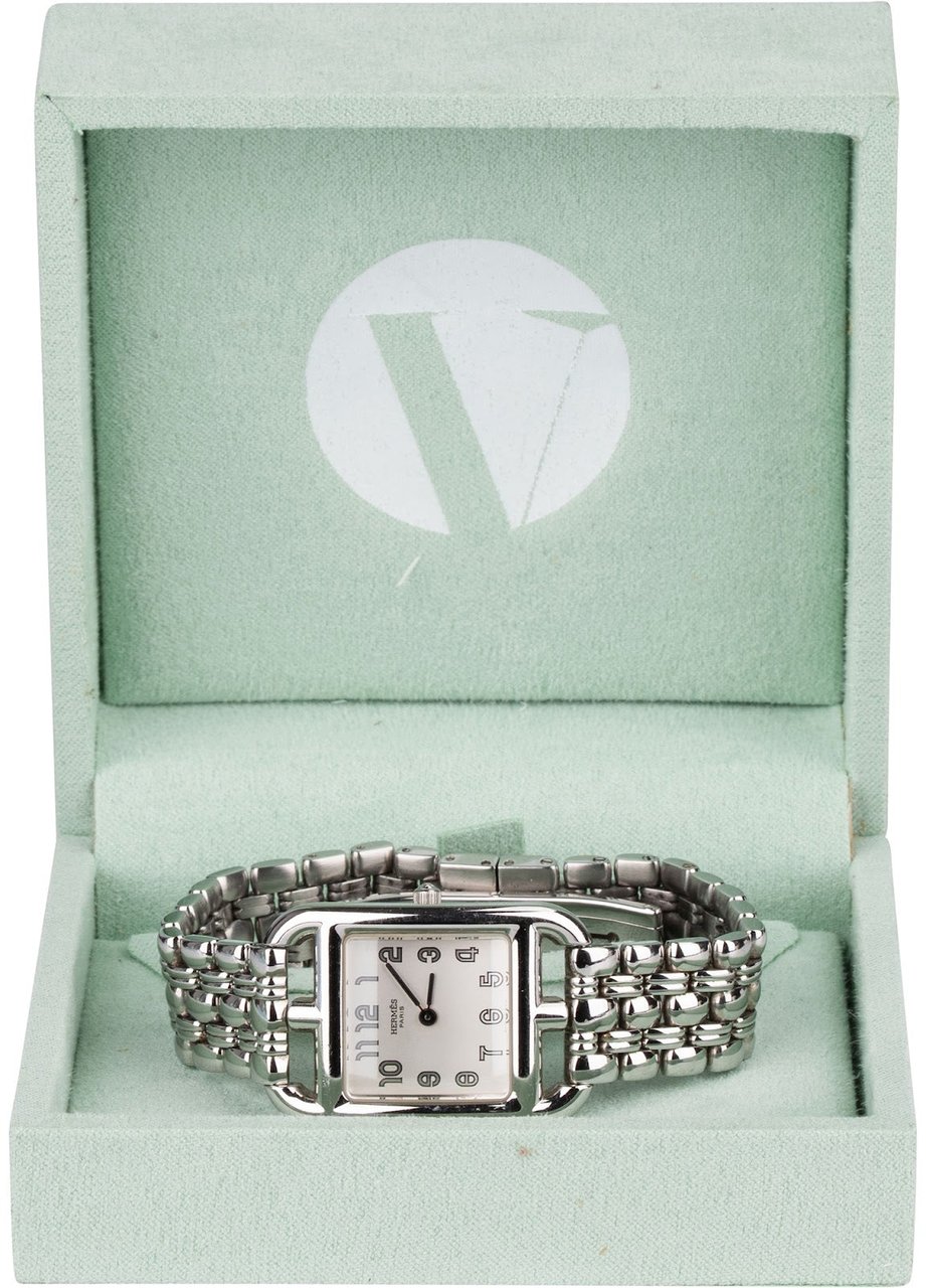 Hermès Hermès Silver Tone Cape Cod CC1.210 Women Watch Divers