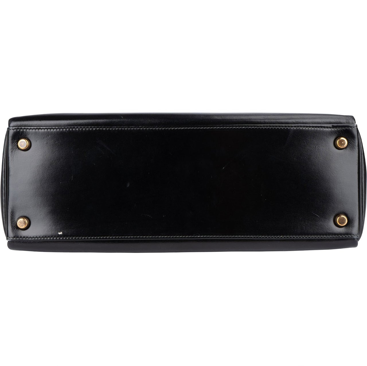 Hermès Hermès Box Calfskin Kelly 32 Retourne Handbag Zwart