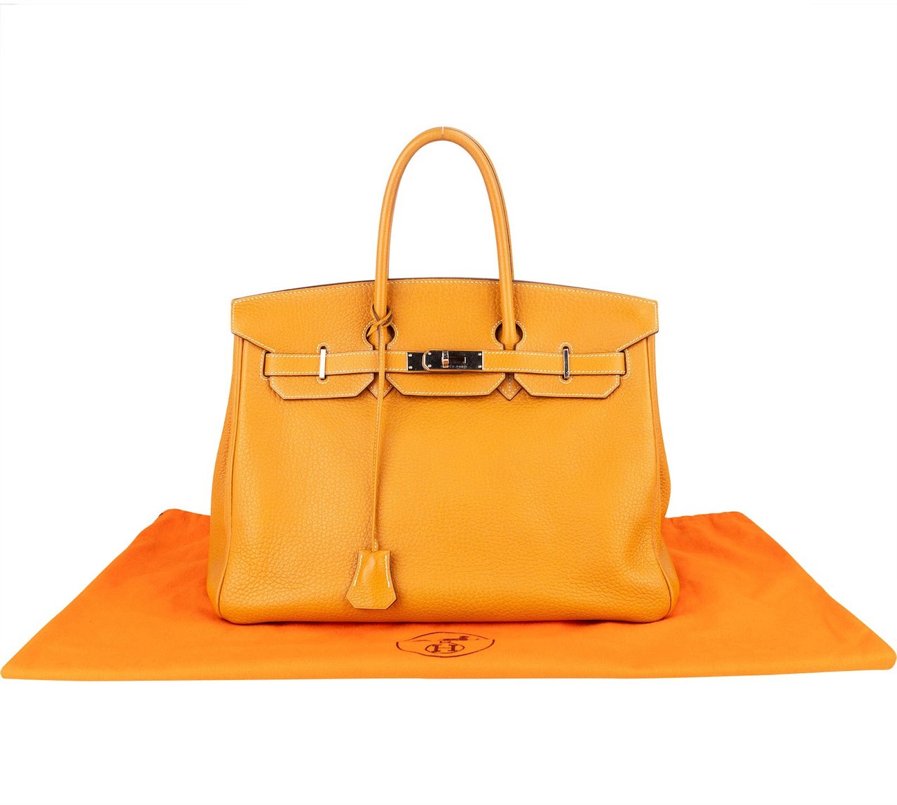 Hermès Hermès Grained Togo Leather Natural Sable Birkin 35 Handbag Bruin