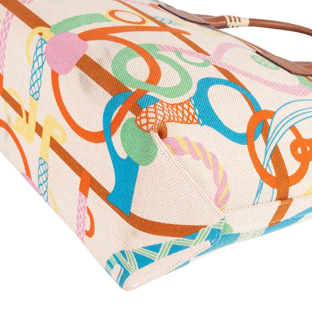 Hermès Hermès Canvas Monogram Steeple 25 Handbag Divers