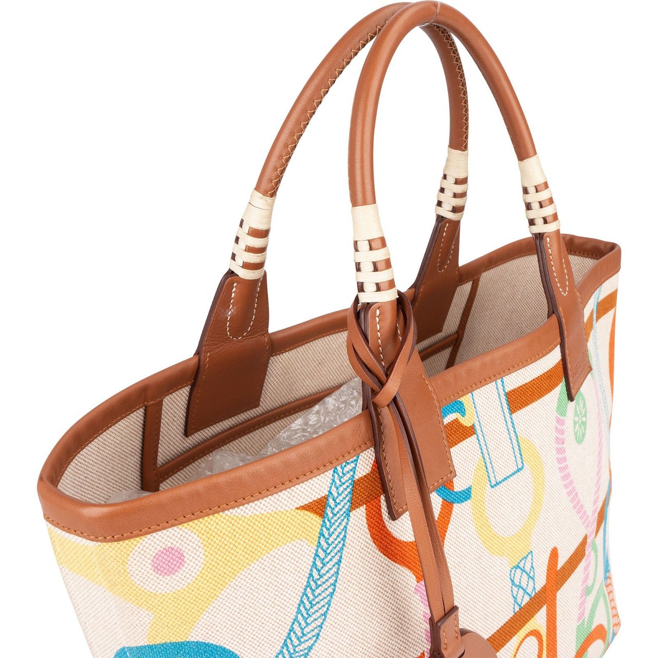 Hermès Hermès Canvas Monogram Steeple 25 Handbag Divers