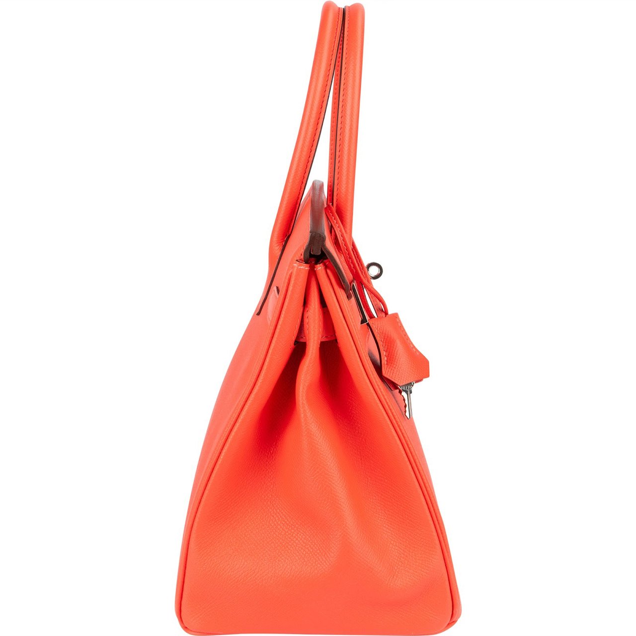 Hermès Hermès Coral Epsom Leather Birkin 30 Handbag Oranje