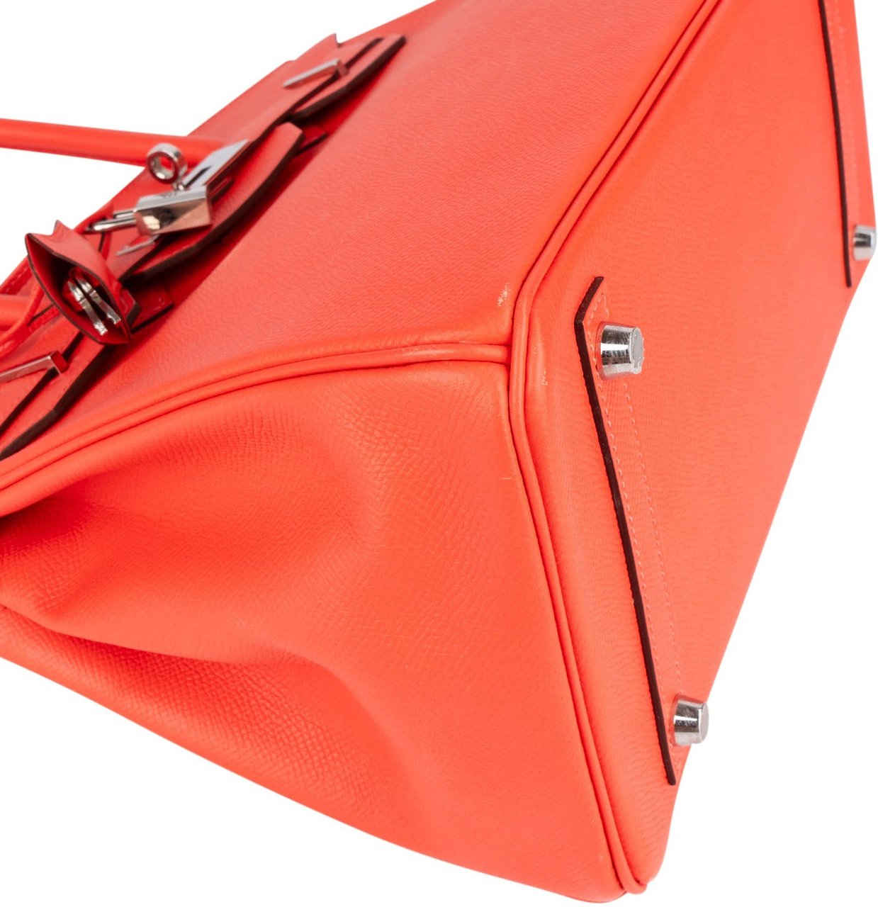 Hermès Hermès Coral Epsom Leather Birkin 30 Handbag Oranje