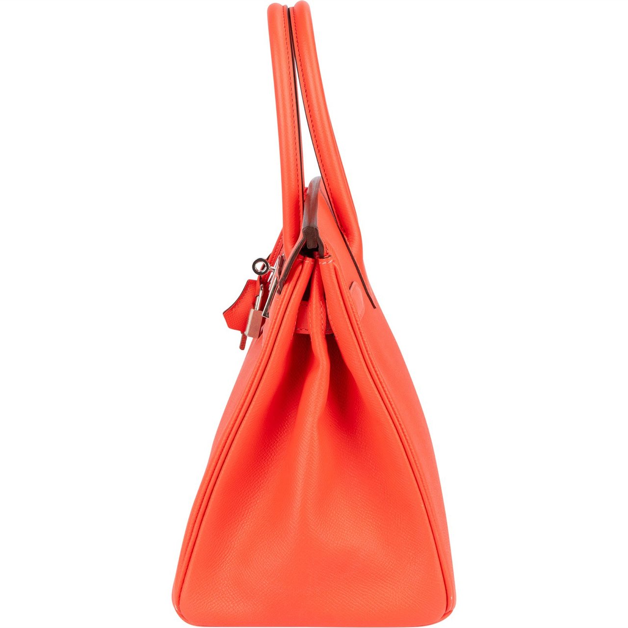 Hermès Hermès Coral Epsom Leather Birkin 30 Handbag Oranje