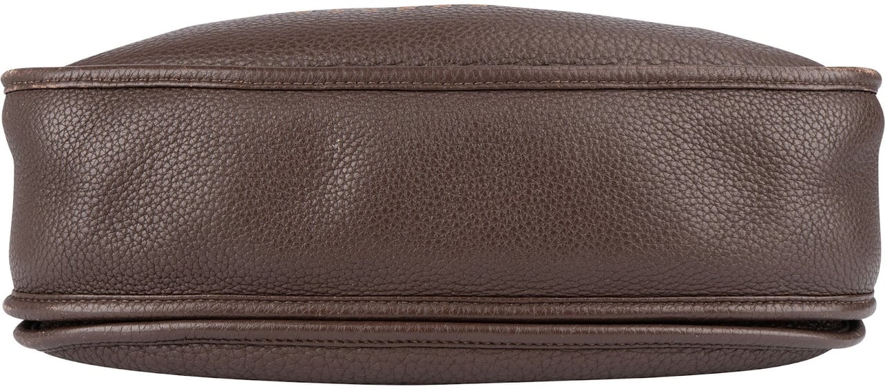 Hermès Hermès Brown Clemence Leather Evelyne III GM Crossbody Bag Bruin