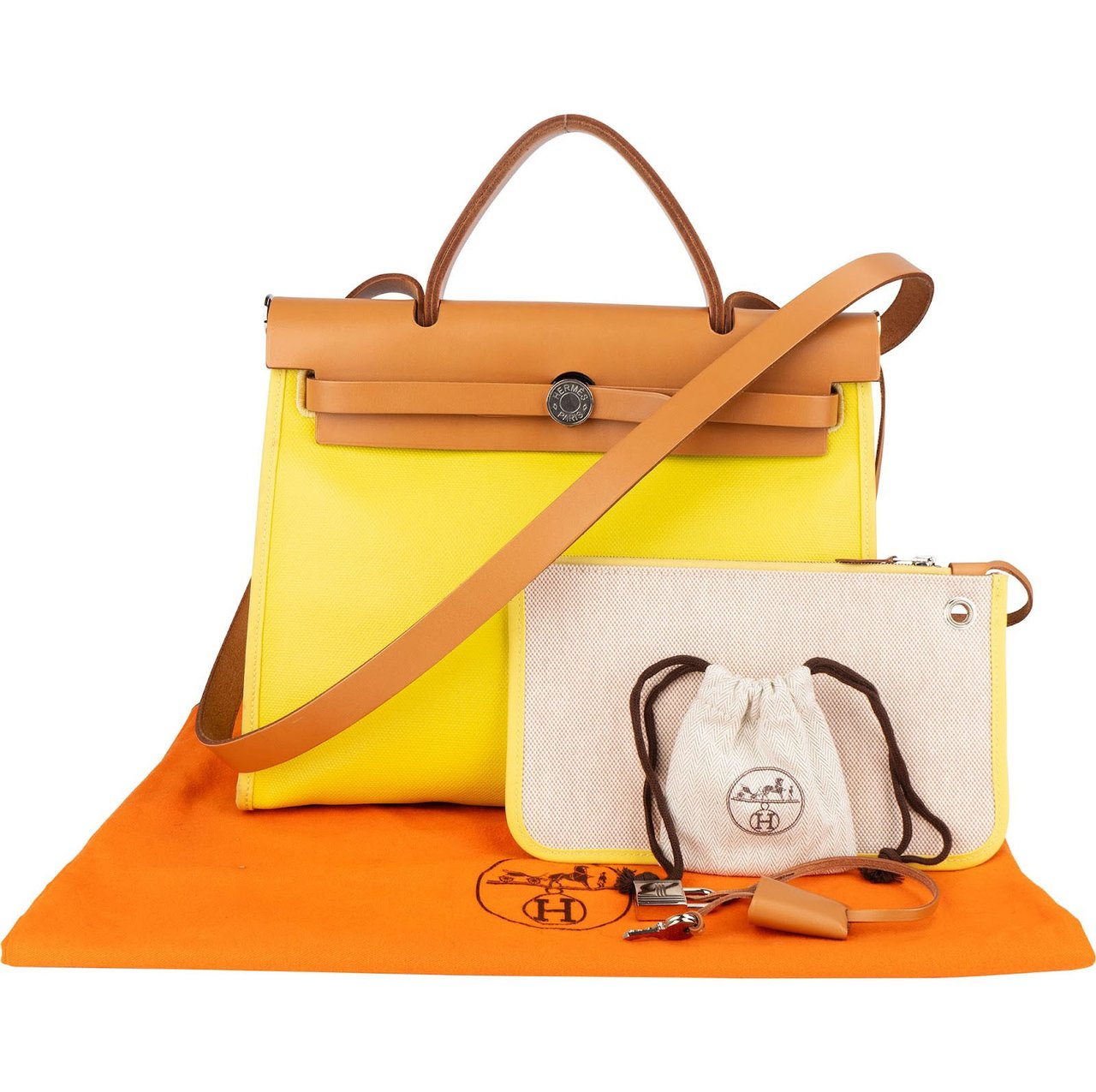 Hermès Hermès Classic Cotton Herbag 31 Zip Retourné Crossbody Bag Divers