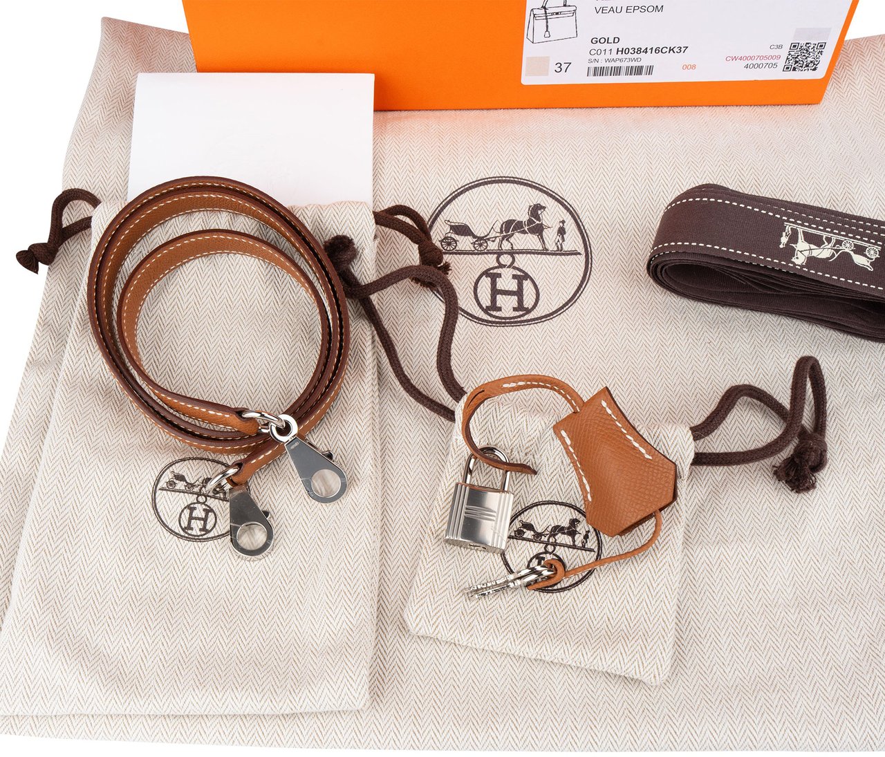 Hermès Hermès Veau Epsom Sellier Kelly 25 Handbag Bruin